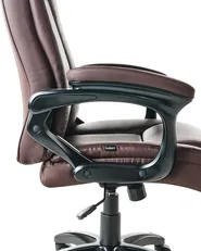 Executive Chair GRACEFUL Faux Leather Dark Brown_990064