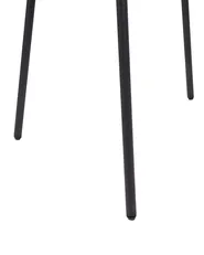 Set of 2 Dining Chairs ALBEE Fabric Dark Green_908194