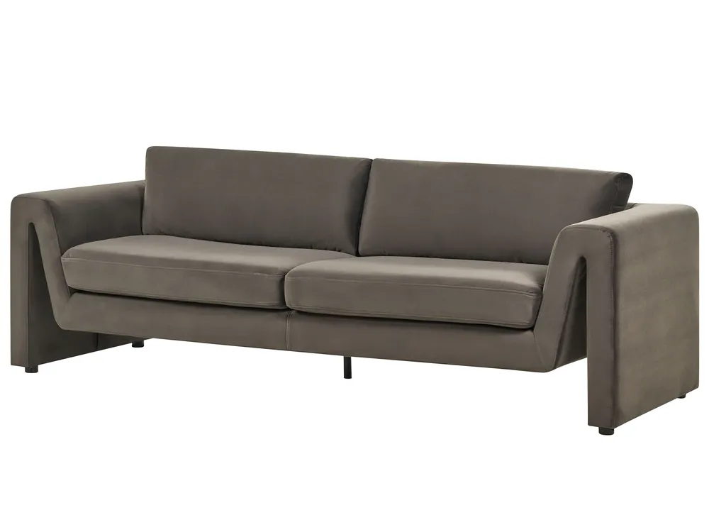 Soffa 3-sits MAUNU Sammet Grafitgrå_894977