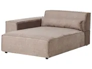 Modular Corner Sofa 4 Seater HELLNAR Fabric Light Brown Right Hand_912371