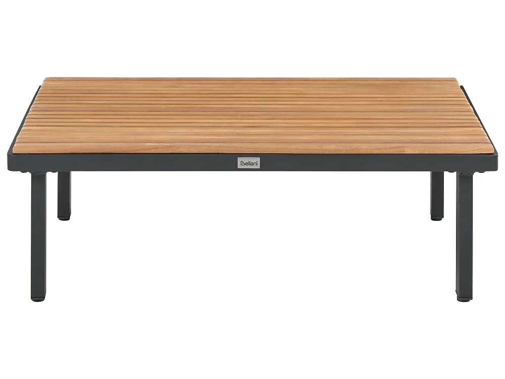 Garden Lounge Set with Table 5 Seater FIVIZZANO Acacia Wood Dark Grey_1161098