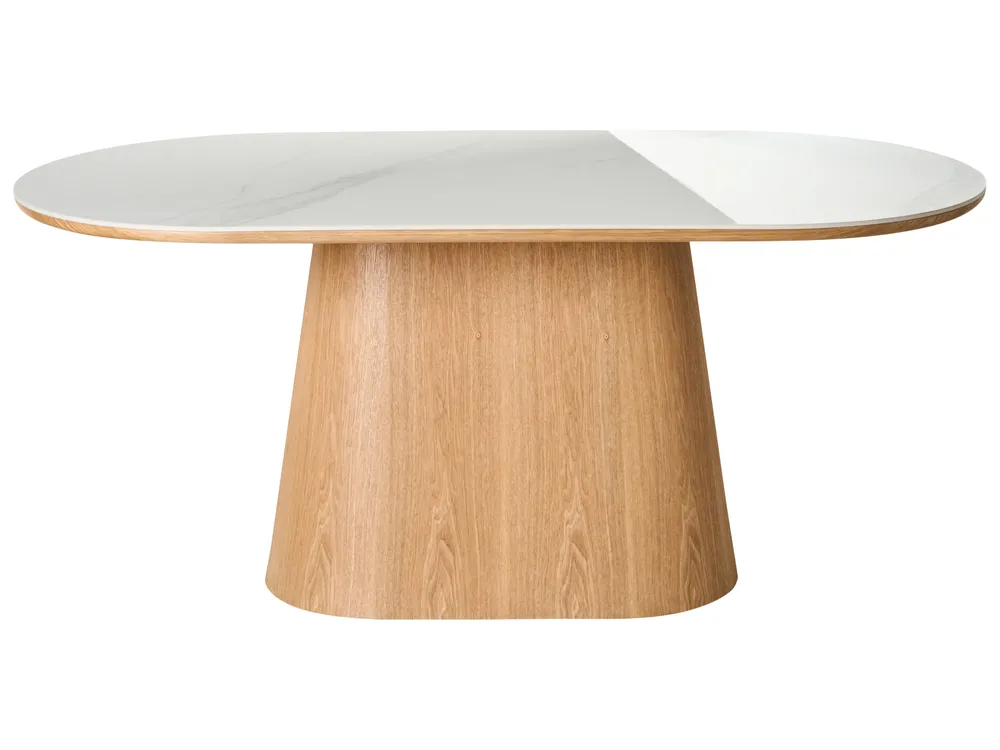 Dining Table LOCKHART Light Ash Wood 180 cm 90 cm_1003045