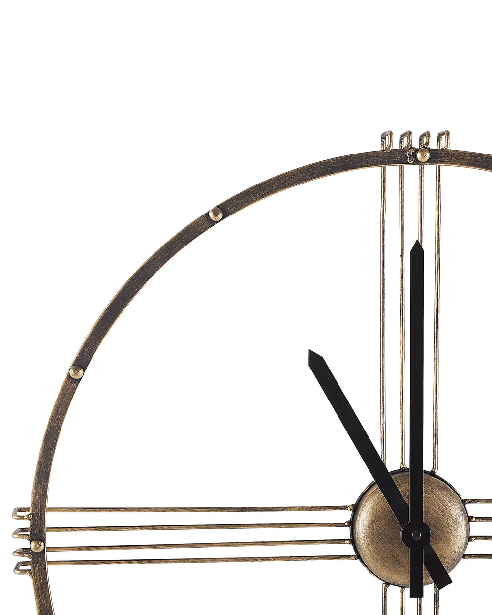 Väggklocka ASCONA 64 cm Metall Guld_784400