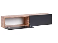 Wall Mounted TV Stand GLADSTONE Brown/ Black_976053