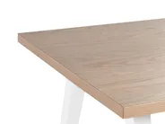 Dining Table LENISTER Brown/ White 150 cm 90 cm_837505
