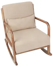 Rocking Chair SKOVDE Fabric Beige_927219