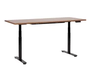Electric Adjustable Standing Desk DESTINAS 180 cm 80 cm Brown/ Black_899732