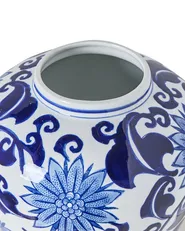 Blomvas GIRONA 35 cm Porslin Vit/ Blå_1052807