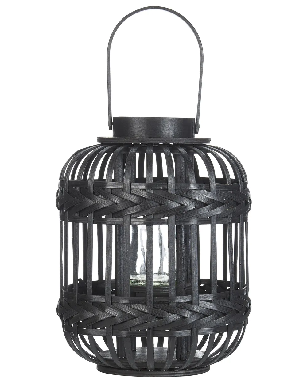 Lantern BORACAY 30 cm Bamboo Black