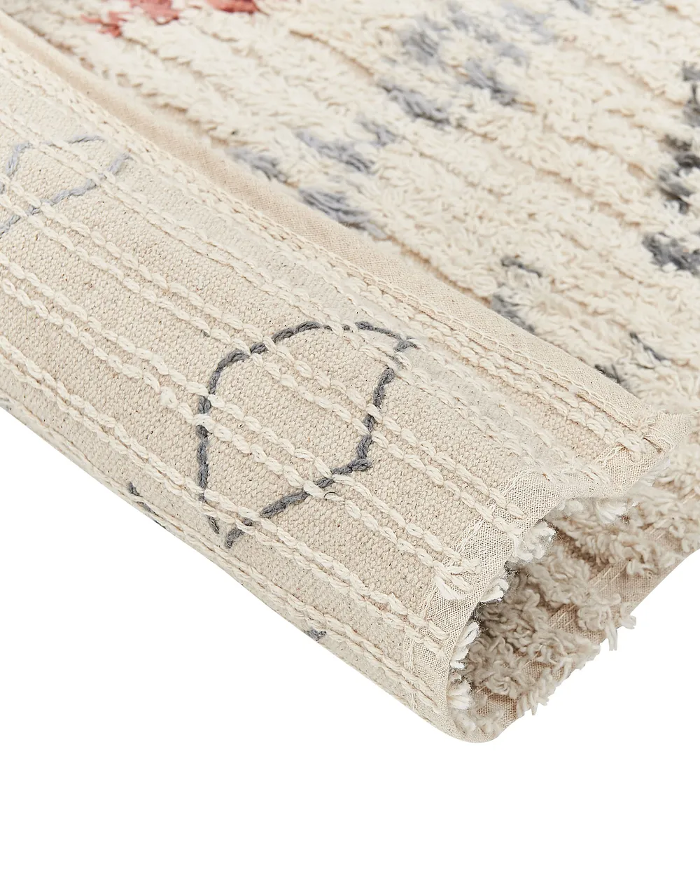 Rug DISPUR Beige 80 x 150 cm Cotton_839320
