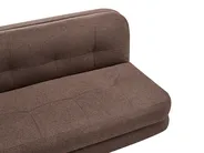Bäddsoffa 2-sits ESBJERG Konstlinne Brun_1059258