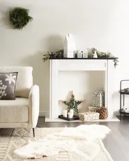 Fireplace Mantel BAUDIN White_950372