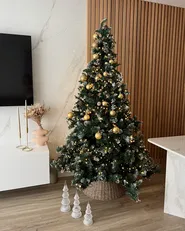 Joulukuusi LED-valo PALOMAR 210 cm Vihreä_884829