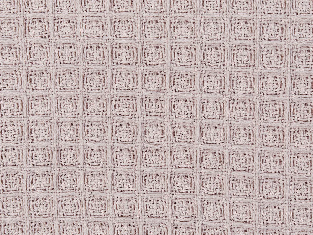 Bedspread CHAGYL Cotton 150 x 200 cm Pastel Pink_917922