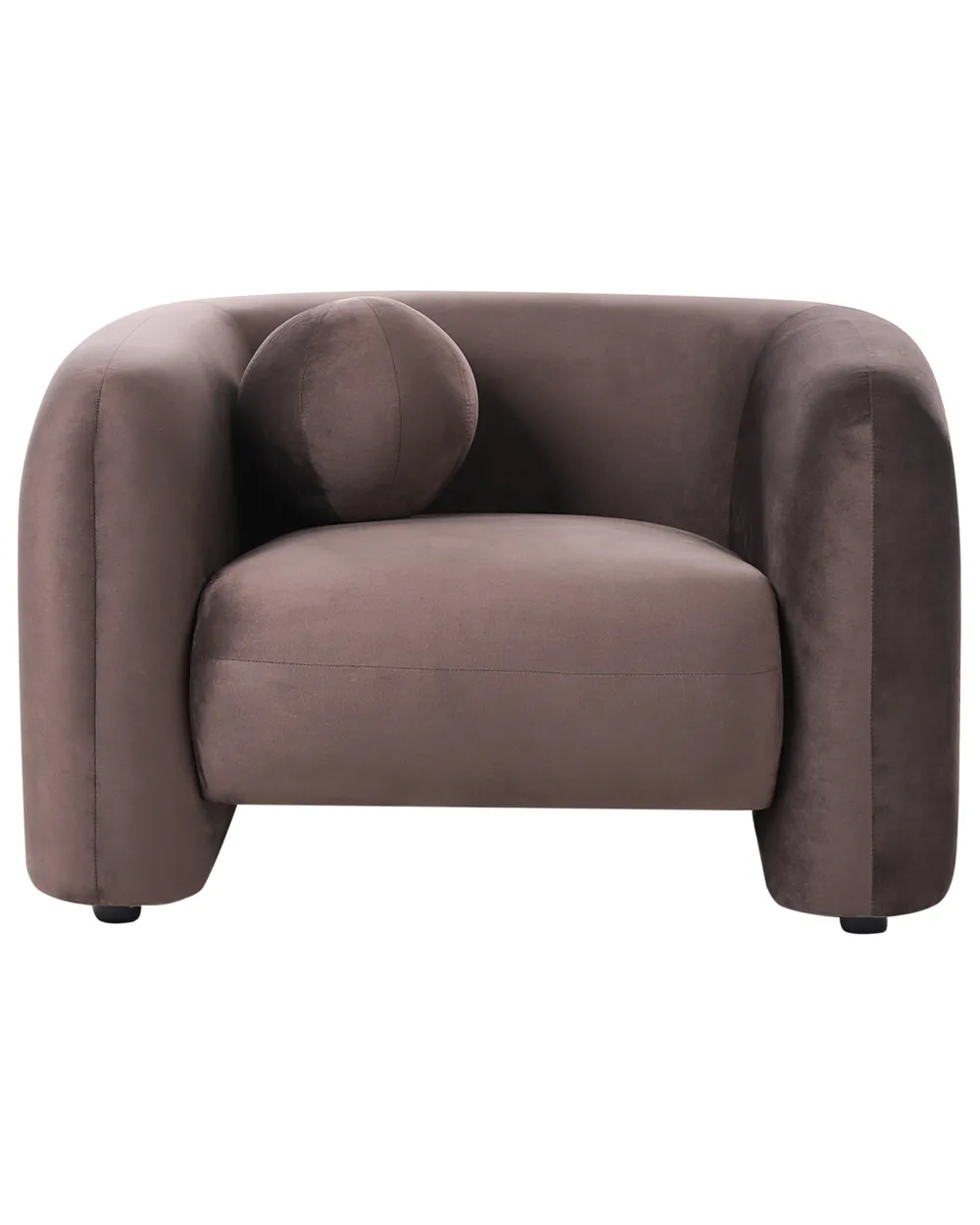Armchair LEIREN Velvet Dark Brown_1028775