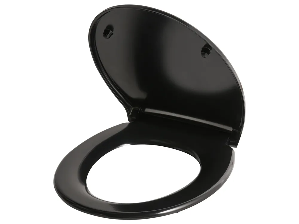 Toilet Seat PAPURI Soft Close Duroplast Black