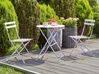 Bistro Set Folding FIORI Metal Violet
