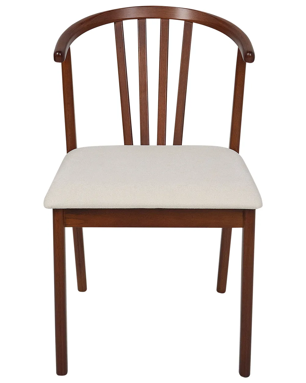Ruokatuolisetti 2 kpl CRAIG puu Tummanruskea/beige_926549