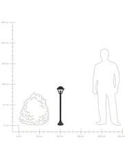 Outdoor Bollard Lamp GOSABA Black_940582