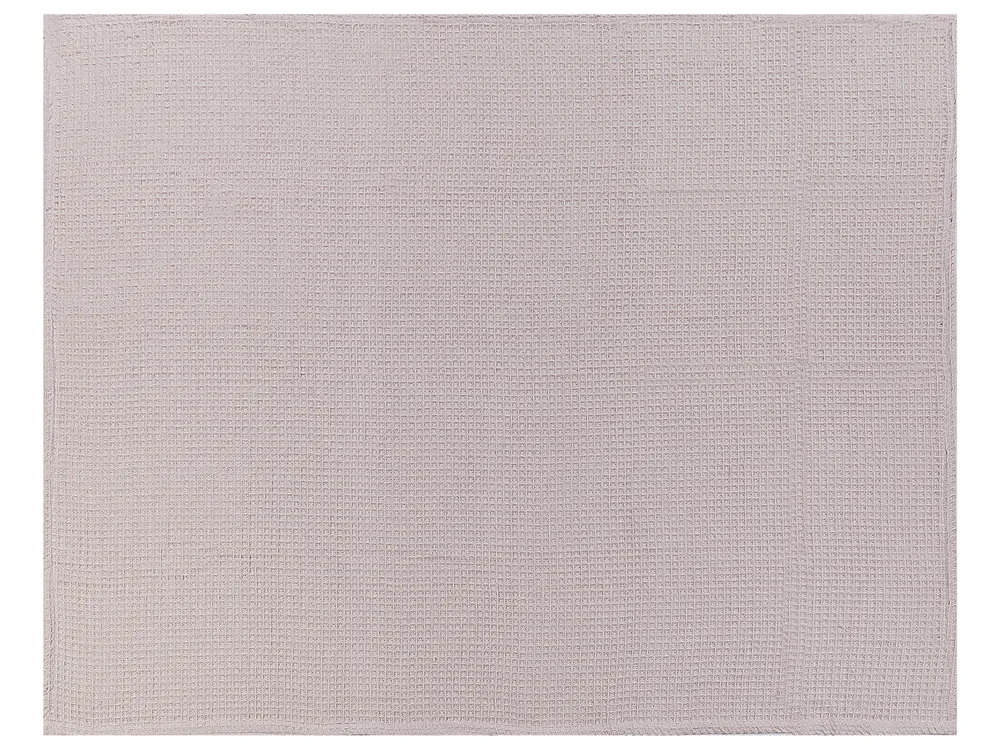Bedspread CHAGYL Cotton 150 x 200 cm Pastel Pink_917921