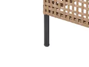 Garden Sofa 2 Seater OMEGANA PE Rattan Light Beige_1040490