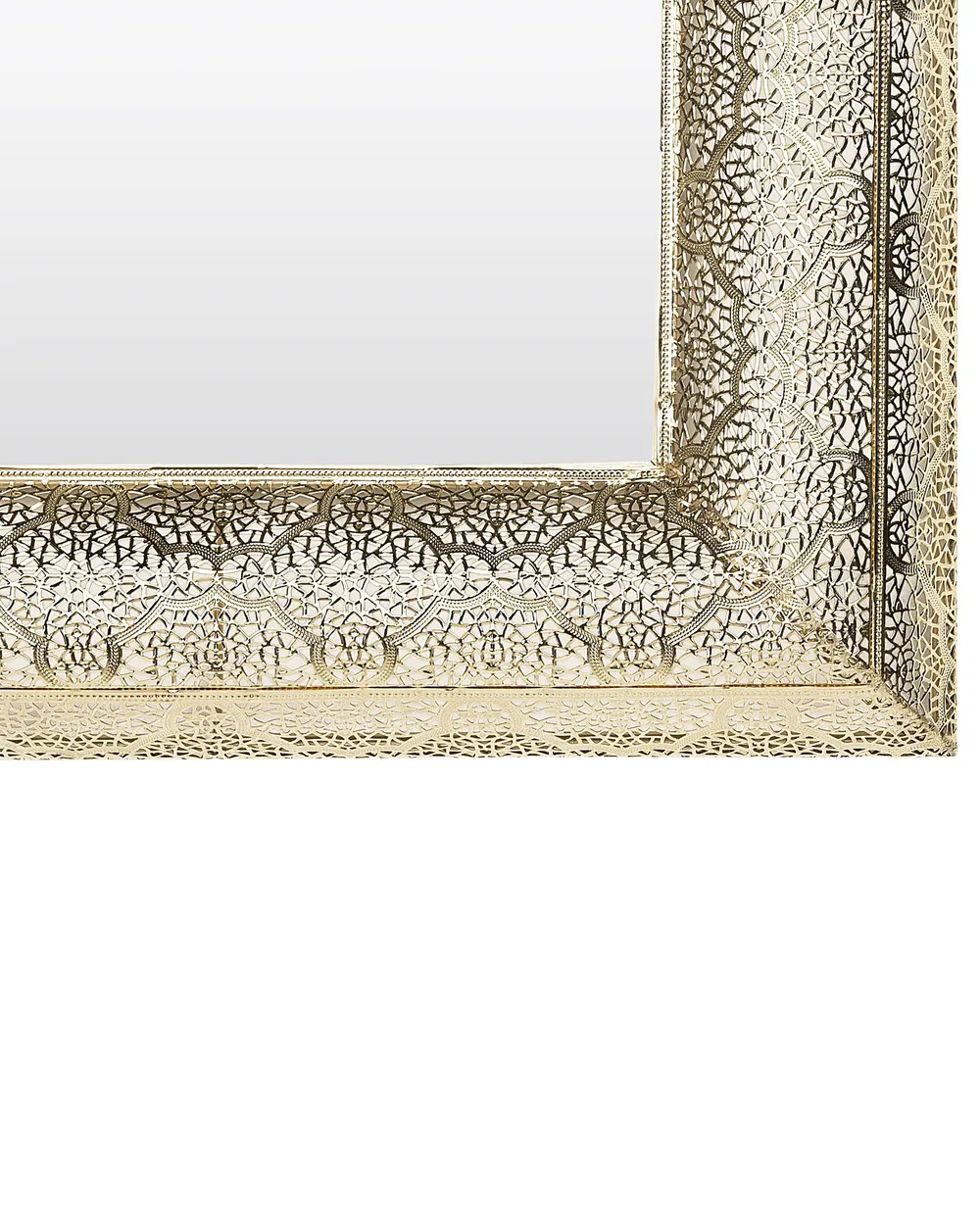 Wall Mirror PLERIN 60 cm 60 cm Metal Gold_741060