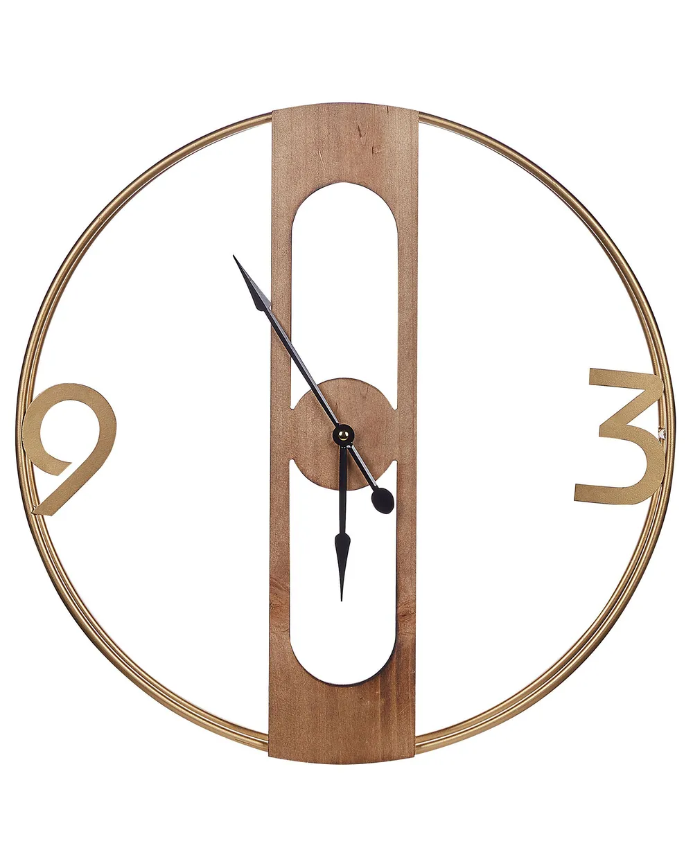 Wall Clock MULHOUSE 50 cm Brown