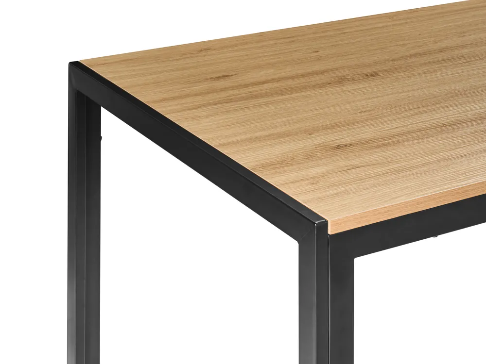Ruokapöytä MANN Ruskea/musta 120 cm 80 cm_1001798