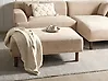 Ottoman HOLT Fabric Beige