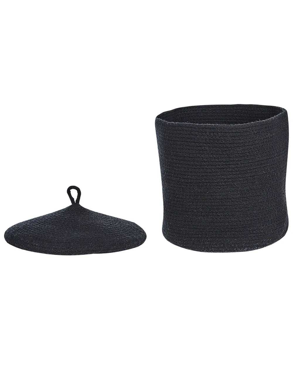 Set of 2 Baskets SILOPI Cotton Black_840182