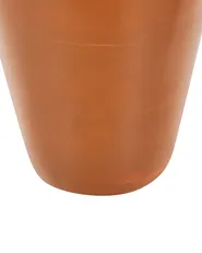 Decorative Vase KARFI 37 cm Ceramic Orange_850417