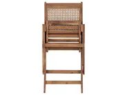 Garden Dining Set 4 Seater PARAGGI Certified Acacia Wood Dark Brown_928534