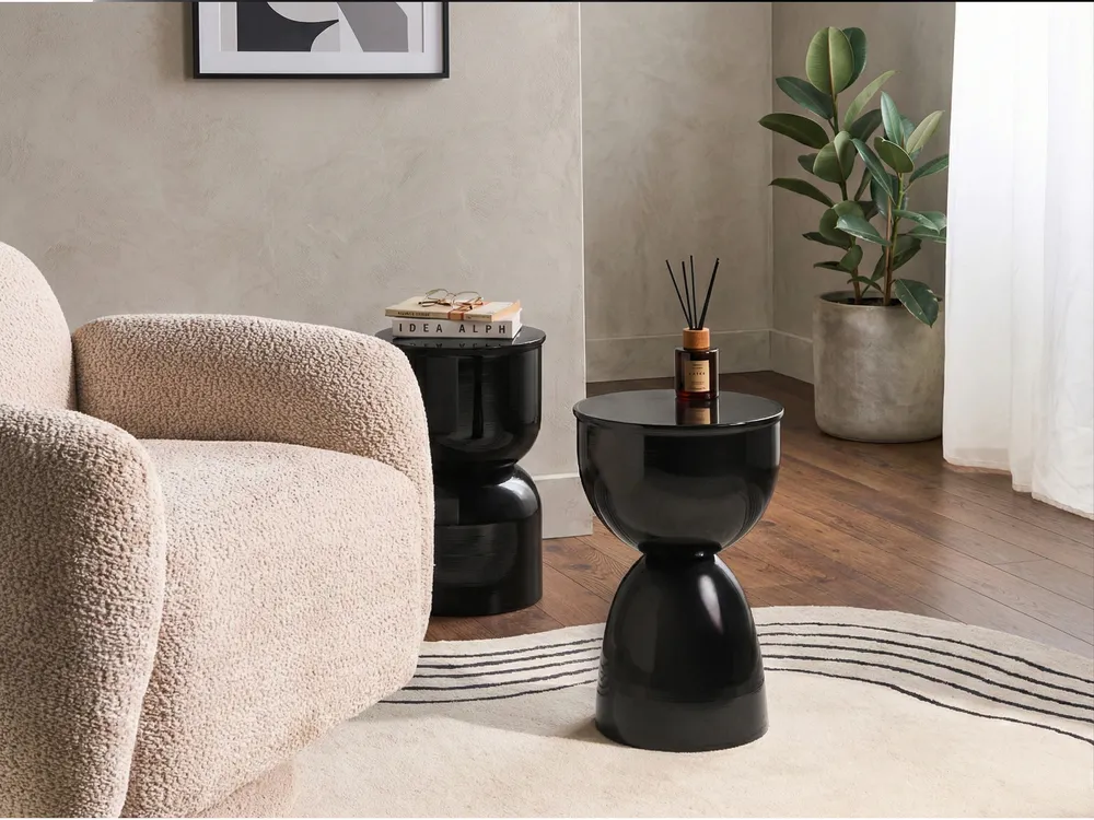 Side Table CANYON Metal Black