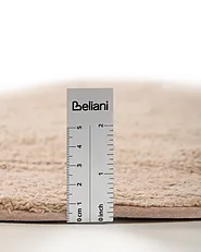 Barneteppe IRINGAL  Beige ø 120 cm Bomull_1135195
