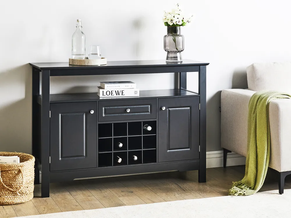 Wine Cabinet TIMBOON Black