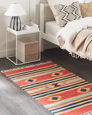 Rug HATIS Multicolour 80 x 150 cm Kilim Cotton_869520