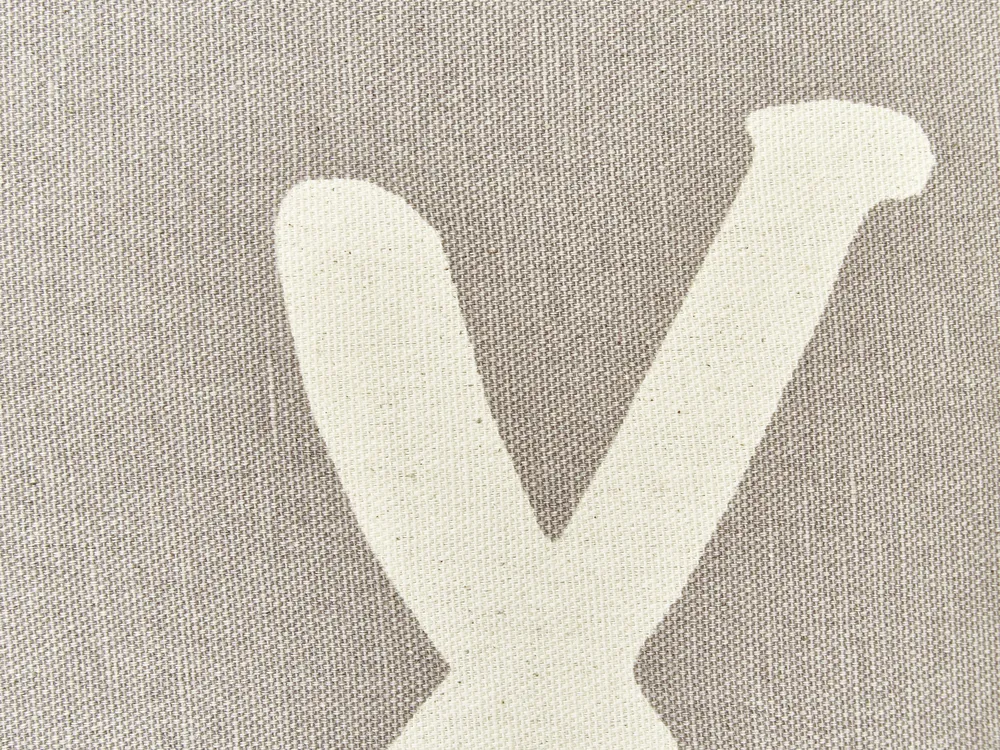 Koristetyynysetti 2 kpl TELOPEA 45 x 45 cm Puuvilla Harmaa Teksti_915737