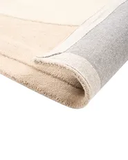 Rug GAYA Beige 160 x 230 cm Wool_1036981