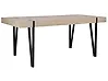 Dining Table ADENA Light Brown 180 cm 90 cm