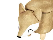 Storage Animal Stool FOX Fox Velvet Orange_836051