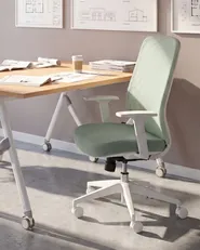 Office Chair ZELAR Fabric Green_1095923