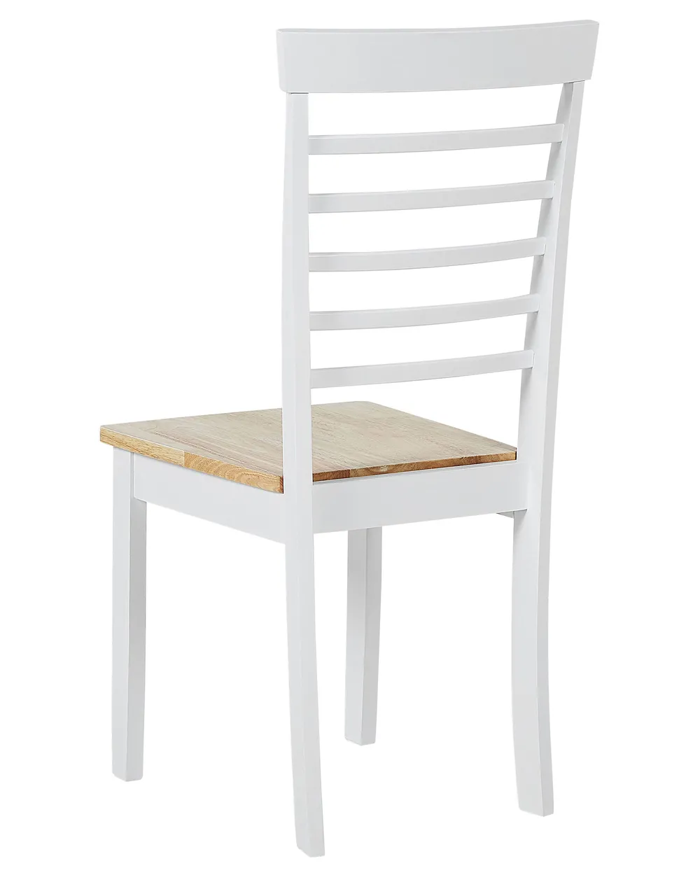 Set of 2 Dining Chairs BATTERSBY Wood White_785911