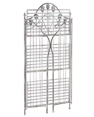 Shelving Unit VISANO 59 cm 123 cm Metal Grey_1029393