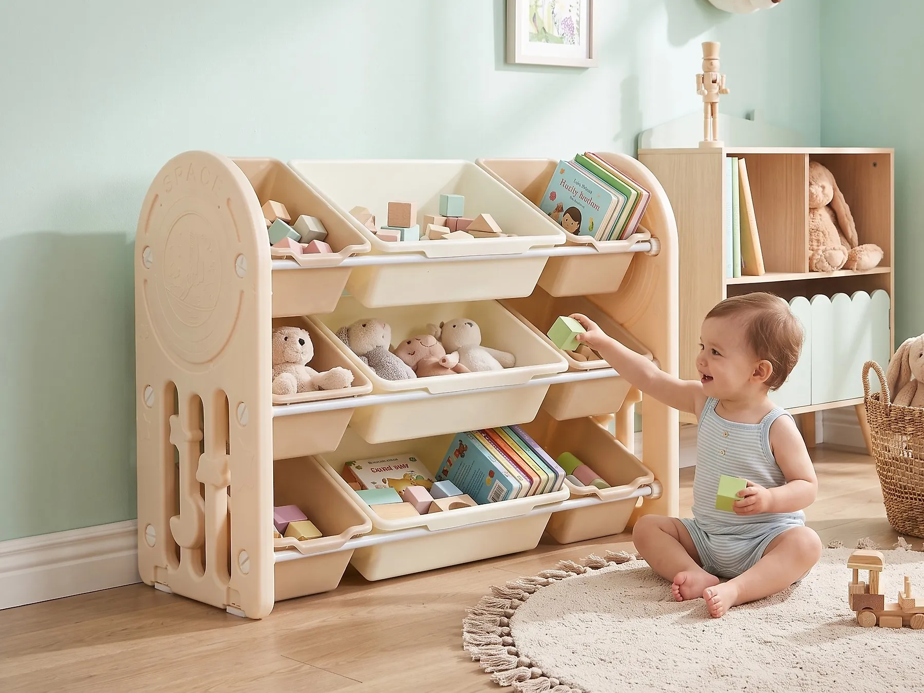 Leluhyllykkö BINGARA 62 cm Beige_1124034