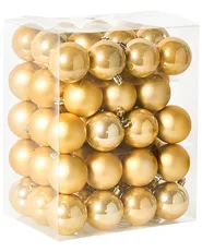 Set med 60 julgranskulor FEGEN Guld_1024254