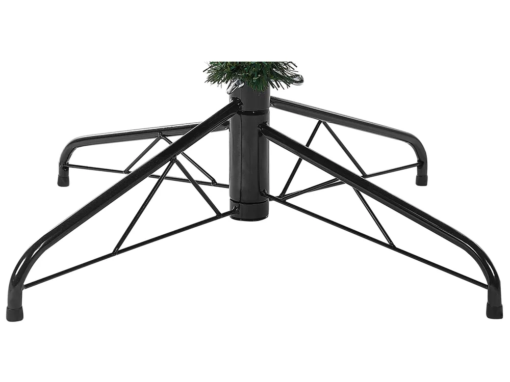 Snöklädd konstgjord julgran BASSIE 240 cm Vit_879866