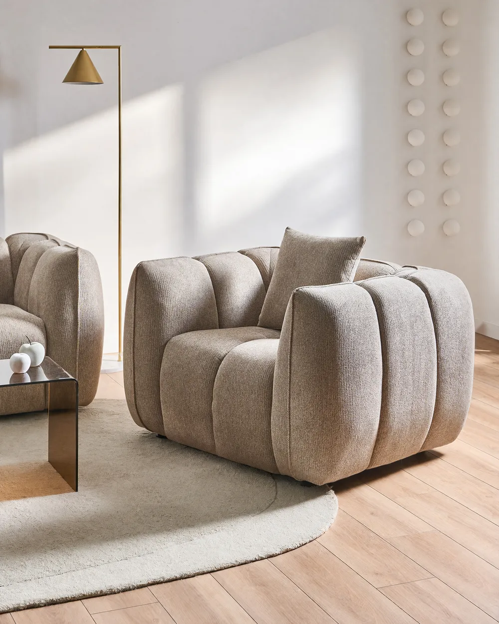 Soffgrupp 5-sits NESS Taupe_1072460