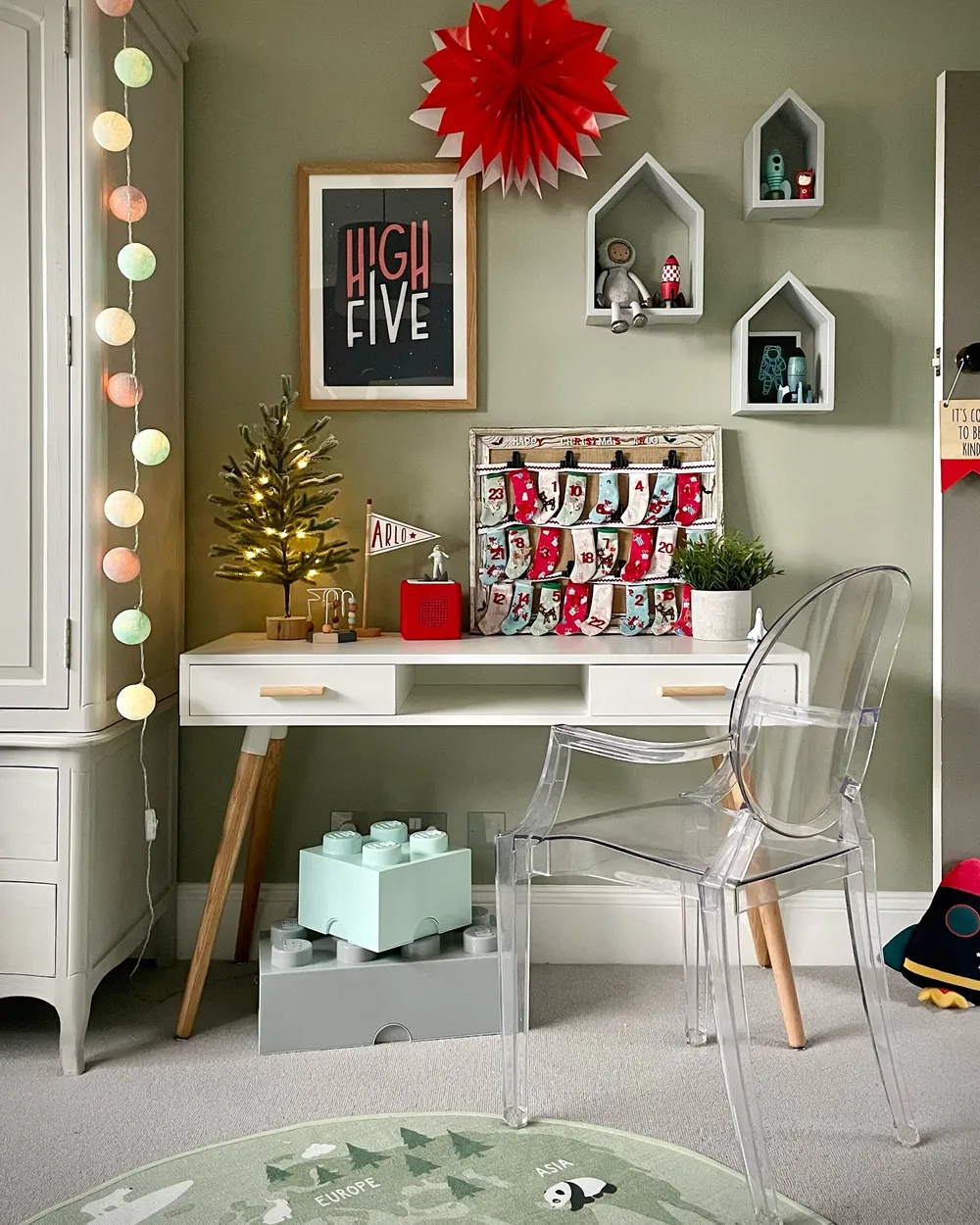 Home Office Desk FRISCO 120 cm 50 cm with Storage White_816443