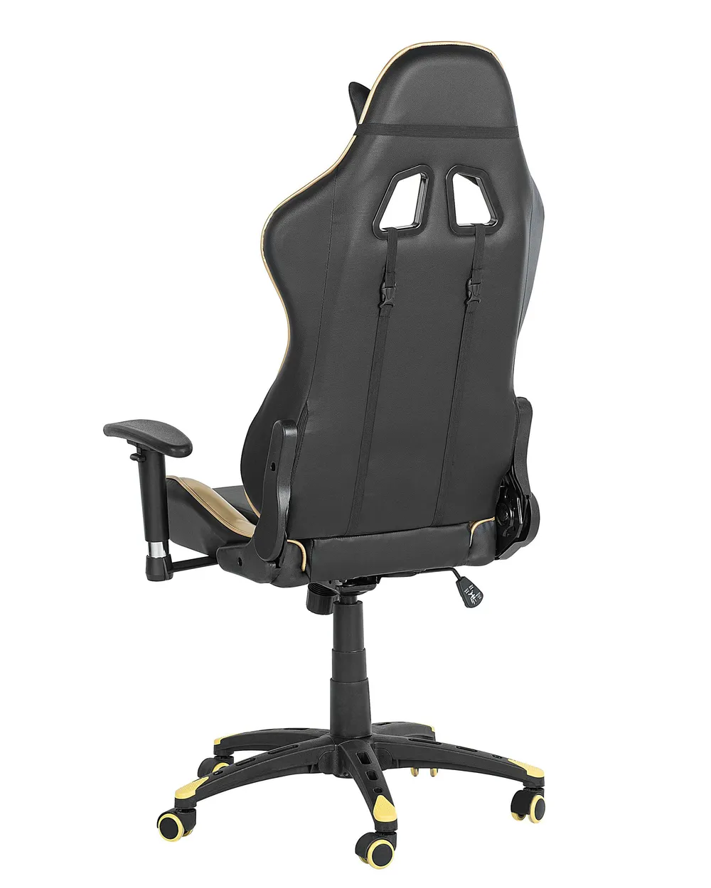 Gaming Chair KNIGHT Faux Leather Gold_752206