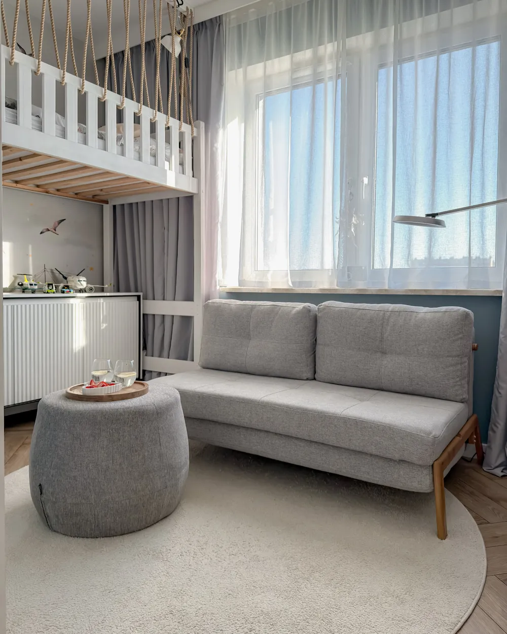 Pouffe ASHTON Light Grey_1056750